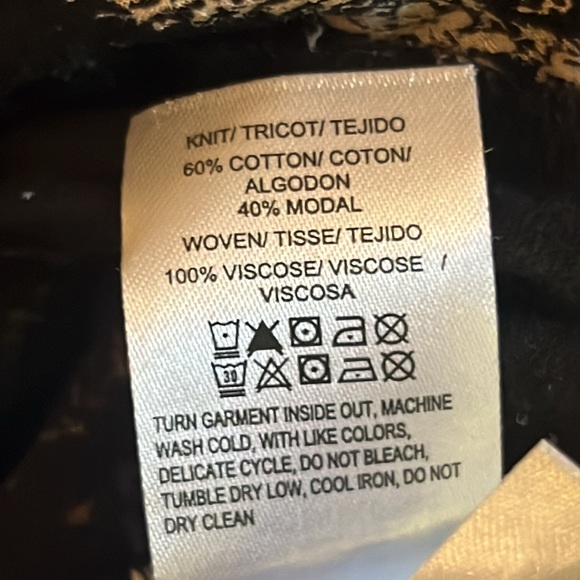 Lucky Brand sleeveless blouse navy blue pink white floral design women’s shirt S - Picture 8 of 8